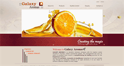 Desktop Screenshot of galaxyaromas.com